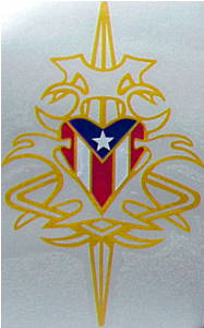  Puerto Rico Heart shaped Puerto Rican flag Special Design
